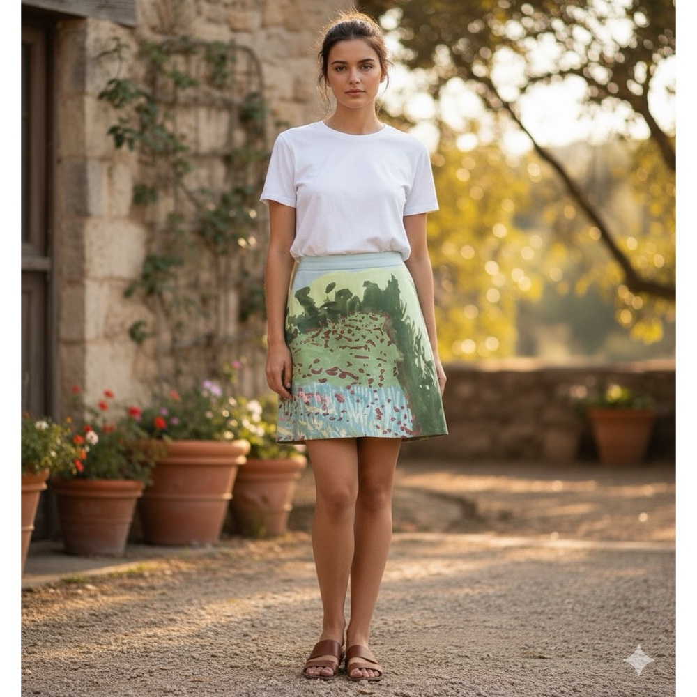 ANTHRPOLOGIE x KEVIN O'Brien‎ Terrain Skirt